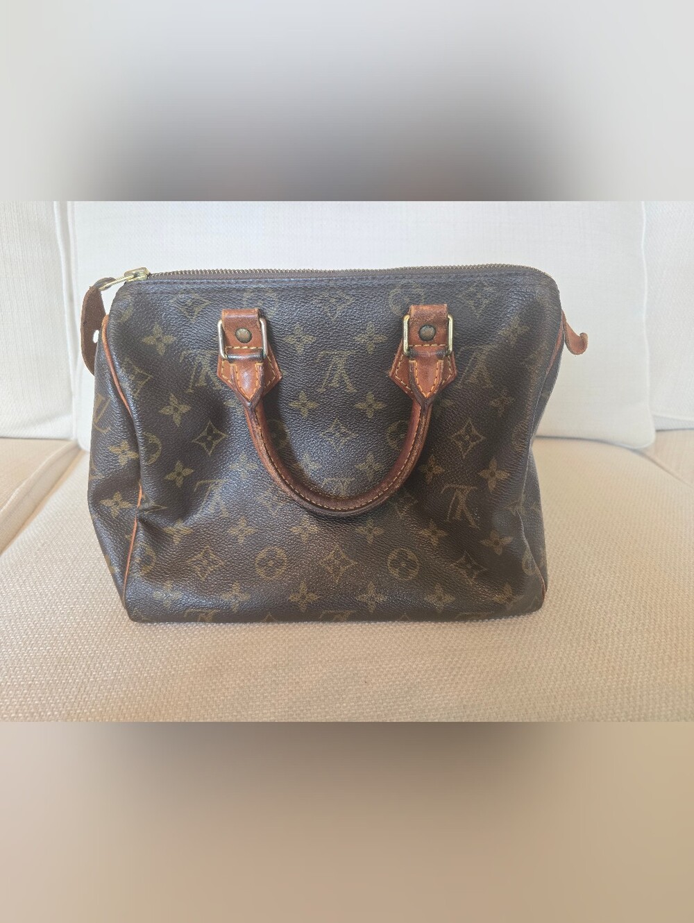 Louis Vuitton vintage speedy 30 leather satchel handbag - Picture 2 of 16